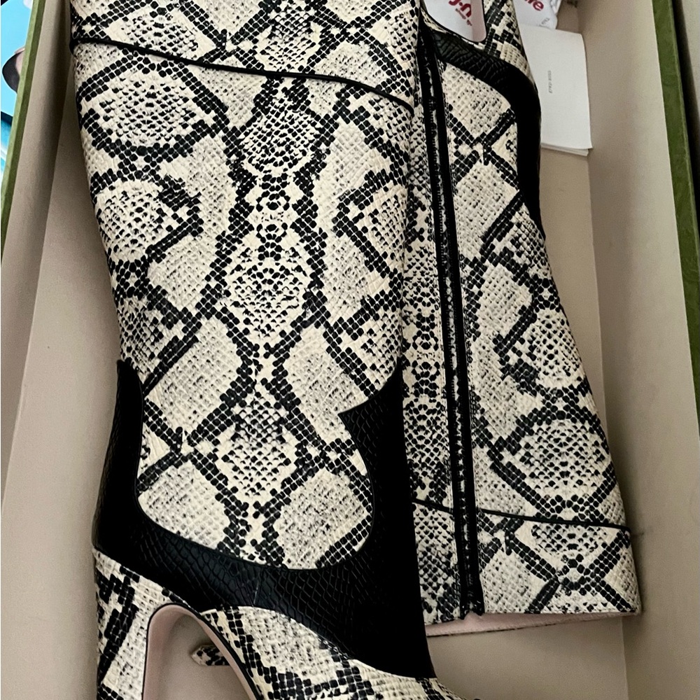 Gucci Snakeskin Boots